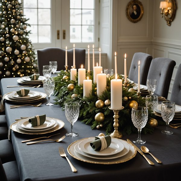 Idées créatives pour une table de fête élégante et festive