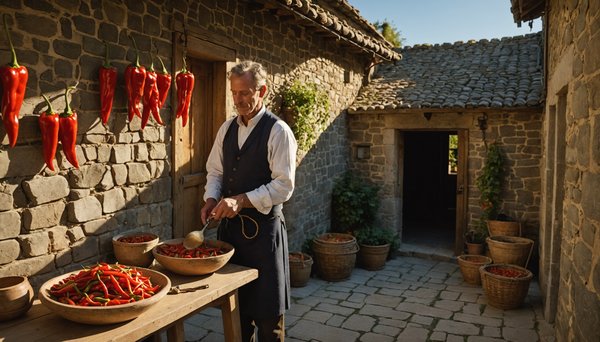 Le savoir faire unique derriere le piment espelette traditionnel
